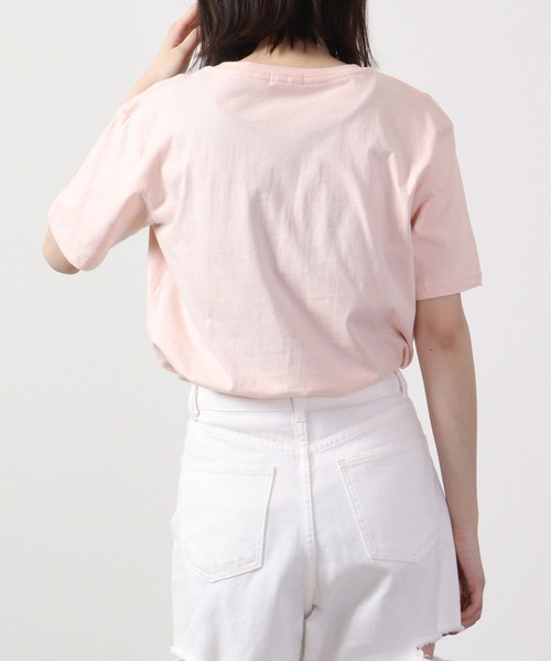 sanrio(サンリオ)の「sanrio サンリオ 半袖 Tシャツ(Tシャツ/カットソー・レディース・レッド/サックスブルー/ライトピンク/クリーム/レモンイエロー/オフホワイト/ネイビー・M/L/LL)」の22枚目の写真