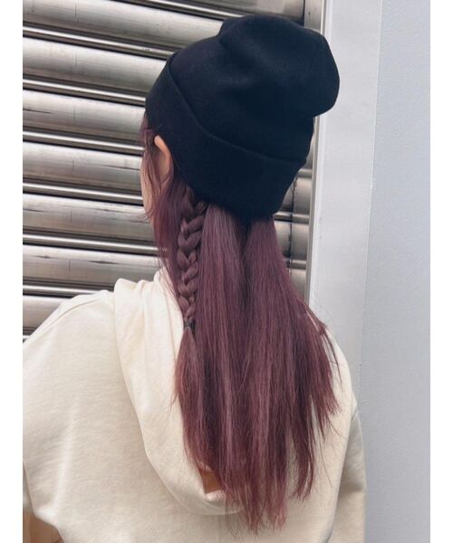 EATME（イートミー）の「3D刺繍ニットキャップ（ニットキャップ/ビーニー・レディース・アイボリー/ブラック・FREE）」の14枚目の写真