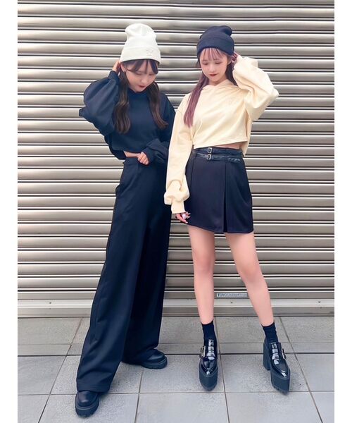 EATME（イートミー）の「3D刺繍ニットキャップ（ニットキャップ/ビーニー・レディース・アイボリー/ブラック・FREE）」の16枚目の写真