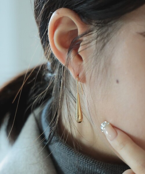 B:MING by BEAMS（ビーミングバイビームス）の「B:MING by BEAMS / ドロップピアス（ピアス（両耳用）・レディース・ゴールド/シルバー・ONE SIZE）」の4枚目の写真