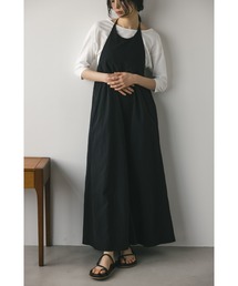 STYLEMIXER | クラッシュナイロンホルターキャミワンピース(ワンピース)