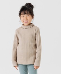 ランダムテレコ ハイネックTシャツ