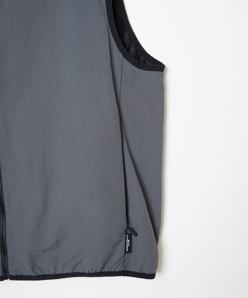 WEGO（ウィゴー）の「WEGO/【セットアップ対応】ナイロントラックベスト（ベスト・メンズ・ブラック/ダークグレー・FREE）」の22枚目の写真