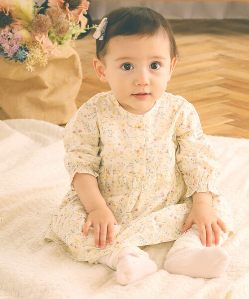 エイプキッズ フリースロンパース 80cm エイプ ロンパース エイプ