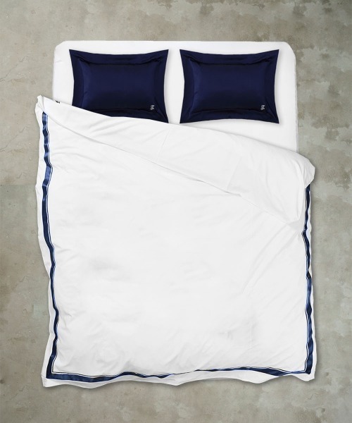Priv. Spoons Club（プライベートスプーンズクラブ）の「ツインラインデュべカバー（掛け布団カバー/セミダブル）（寝具・レディース・ネイビー/ブラック・FREE）」の13枚目の写真