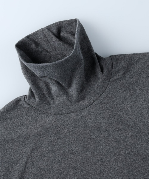 BACK NUMBER(バックナンバー)の「【BACK NUMBER】【エクストラサーモ】タートルネック長袖Tシャツ(Tシャツ/カットソー・メンズ・ホワイト/ダークグレー/ブラック・L/S/M/XL)」の5枚目の写真