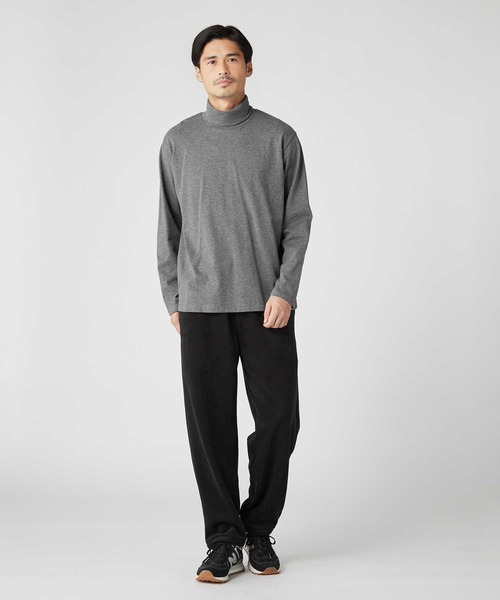 BACK NUMBER(バックナンバー)の「【BACK NUMBER】【エクストラサーモ】タートルネック長袖Tシャツ(Tシャツ/カットソー・メンズ・ホワイト/ダークグレー/ブラック・L/S/M/XL)」の12枚目の写真