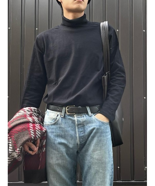 BACK NUMBER(バックナンバー)の「【BACK NUMBER】【エクストラサーモ】タートルネック長袖Tシャツ(Tシャツ/カットソー・メンズ・ホワイト/ダークグレー/ブラック・L/S/M/XL)」の15枚目の写真