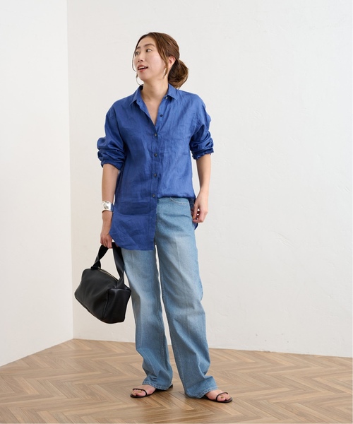 フレームワーク 23SS ナロー ストレート デニムパンツ サックスブルー 40 ≪追加≫ナローストレートデニムパンツ（デニムパンツ・ジーンズ