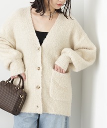 FREE'S MART | ◆［ＷＥＢ限定カラー］ミックスブークレーニットカーディガン(カーディガン/ボレロ)