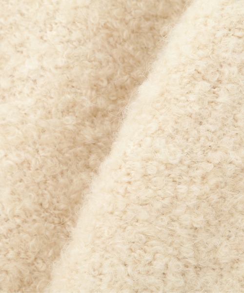 FREE'S MART（フリーズマート）の「◆［WEB限定カラー］ミックスブークレーニットカーディガン（カーディガン/ボレロ・レディース・グレー系その他/オフホワイト/ピンク/ブルー/ラベンダー・FREE）」の8枚目の写真