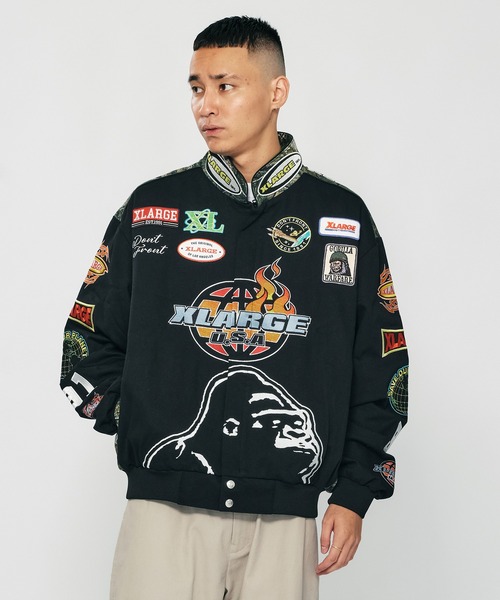 XLARGE（エクストララージ）の「CUSTOM RACING JACKET（ブルゾン・メンズ・ブラック/オレンジ・S/L/XL/M）」の22枚目の写真