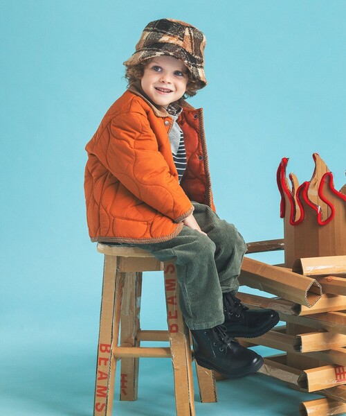 BEAMS mini（ビームスミニ）の「BEAMS mini / ボア バケットハット 23FW（ハット・キッズ・ライトブラウン/その他・ONE SIZE）」の4枚目の写真