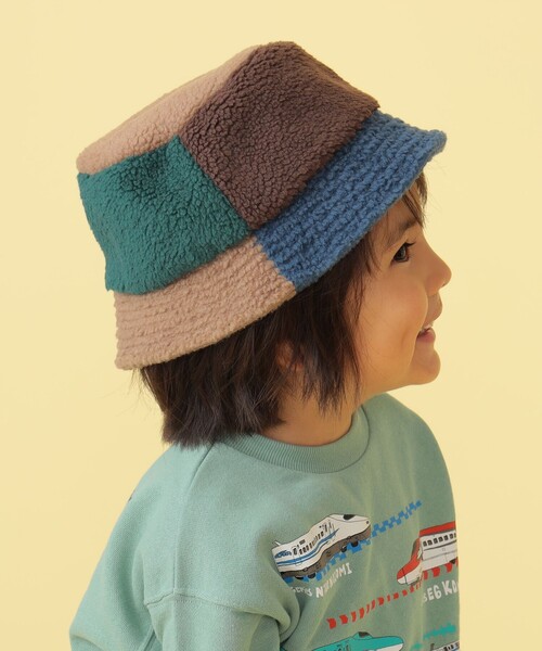 BEAMS mini（ビームスミニ）の「BEAMS mini / ボア バケットハット 23FW（ハット・キッズ・ライトブラウン/その他・ONE SIZE）」の5枚目の写真