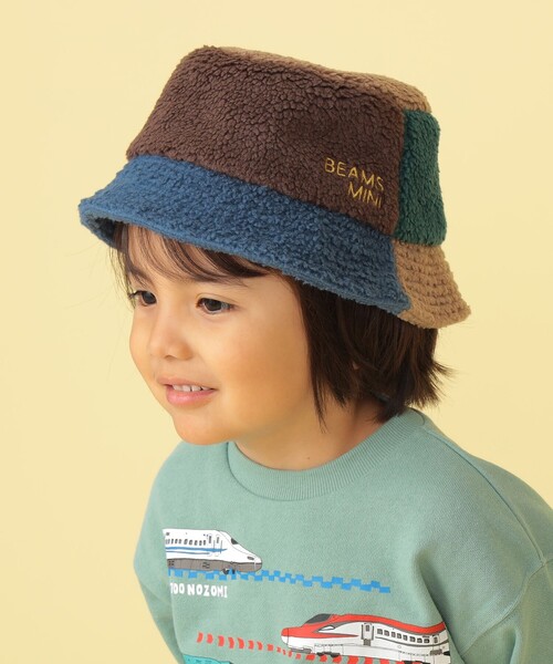 BEAMS mini（ビームスミニ）の「BEAMS mini / ボア バケットハット 23FW（ハット・キッズ・ライトブラウン/その他・ONE SIZE）」の6枚目の写真