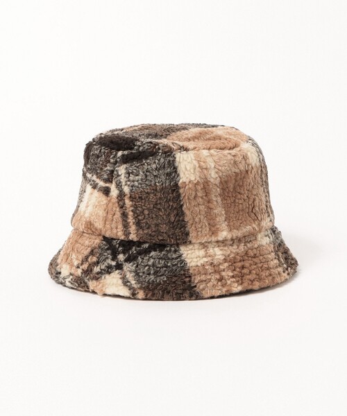 BEAMS mini（ビームスミニ）の「BEAMS mini / ボア バケットハット 23FW（ハット・キッズ・ライトブラウン/その他・ONE SIZE）」の8枚目の写真