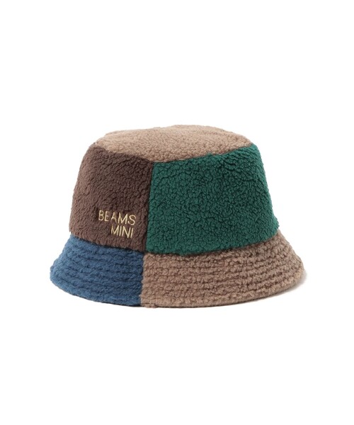 BEAMS mini（ビームスミニ）の「BEAMS mini / ボア バケットハット 23FW（ハット・キッズ・ライトブラウン/その他・ONE SIZE）」の10枚目の写真