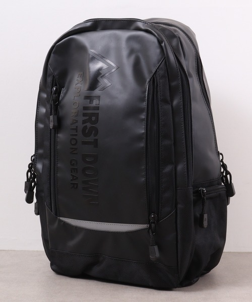 FIRST DOWN（ファーストダウン）の「JUNESELECT FIRSTDOWN　ターポリンリュック バックパック（バックパック/リュック・レディース・ブラック×ピンク/ブラック×ブラック/ブラック×ホワイト/ブラック×グリーン・FREE）」の3枚目の写真