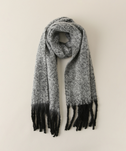 Simplicite（サンプリシテ）の「ブークレマフラー（マフラー・レディース・ホワイト/グリーン/ピンク/チャコールグレー/イエロー・FREE）」の9枚目の写真