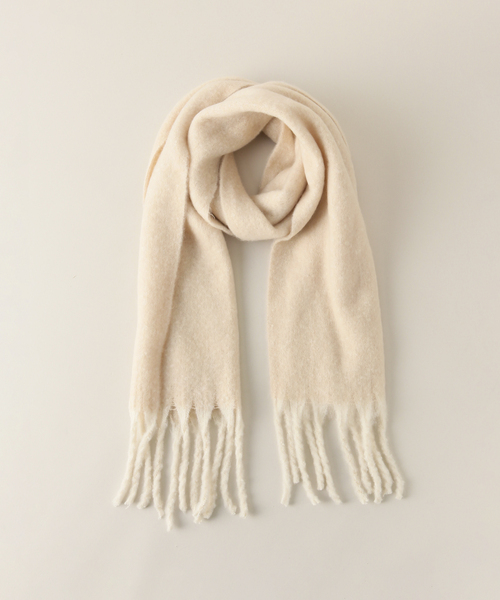 Simplicite（サンプリシテ）の「ブークレマフラー（マフラー・レディース・ホワイト/グリーン/ピンク/チャコールグレー/イエロー・FREE）」の10枚目の写真