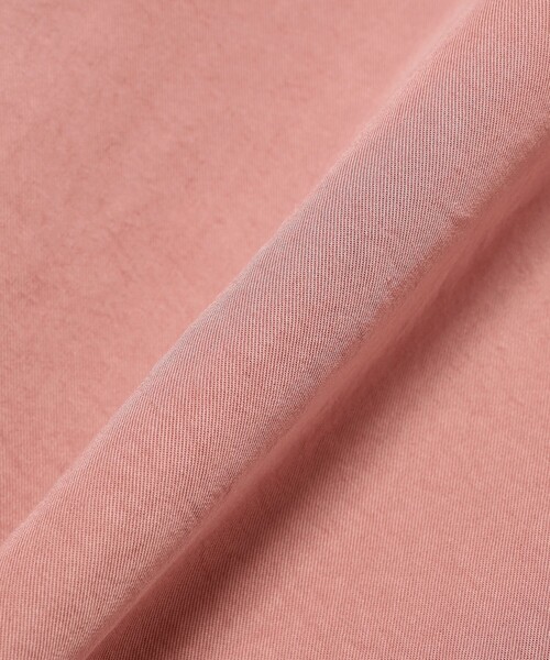 ts(s)(ティーエスエス)の「ts(s) / Garment Dye Rayon Twill Cloth Round Flap Pocket Short Sleeve Shirt(シャツ/ブラウス・メンズ・レッド・3/2/1)」の7枚目の写真