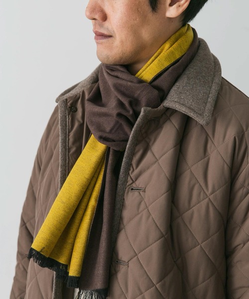 URBAN RESEARCH DOORS(アーバンリサーチドアーズ)の「LIFE STYLE TAILOR シルクリバーシブルマフラー(マフラー・メンズ・ブラウン系その他/ブラック系その他/ブルー系その他/グリーン系その他・-)」の8枚目の写真