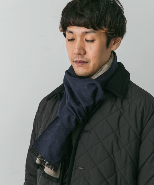 URBAN RESEARCH DOORS(アーバンリサーチドアーズ)の「LIFE STYLE TAILOR シルクリバーシブルマフラー(マフラー・メンズ・ブラウン系その他/ブラック系その他/ブルー系その他/グリーン系その他・-)」の13枚目の写真