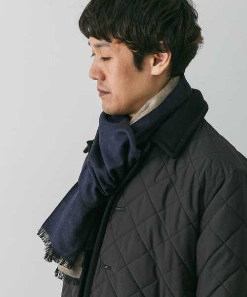 URBAN RESEARCH DOORS(アーバンリサーチドアーズ)の「LIFE STYLE TAILOR シルクリバーシブルマフラー(マフラー・メンズ・ブラウン系その他/ブラック系その他/ブルー系その他/グリーン系その他・-)」の14枚目の写真