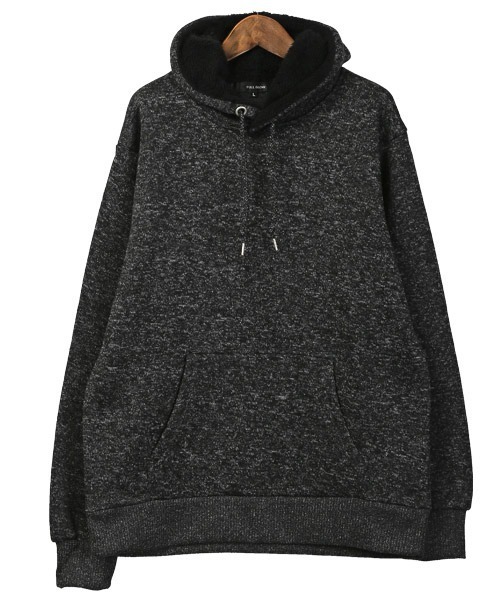 LUXSTYLE(ラグスタイル)の「メランジフリースパーカー(パーカー・メンズ・杢グレー/グレー系その他/グリーン系その他/ブラック系その他・M/S/L/XL)」の21枚目の写真