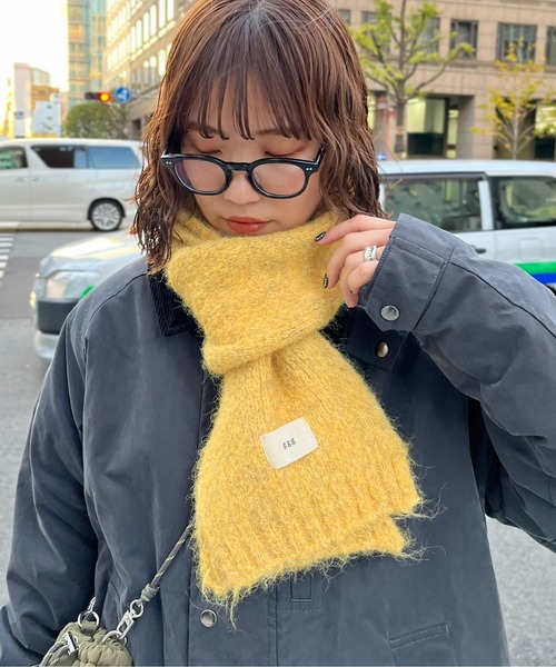 CPCM（シーピーシーエム）の「ミックス糸ニットマフラー（マフラー