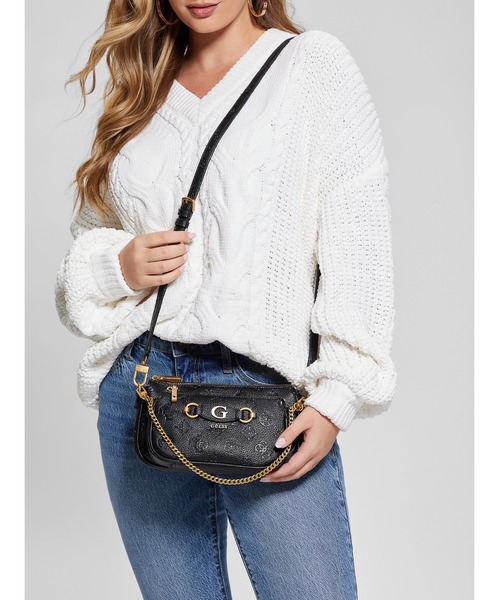 IZZY PEONY Double Pouch Xbody クロスボディバッグ レディース