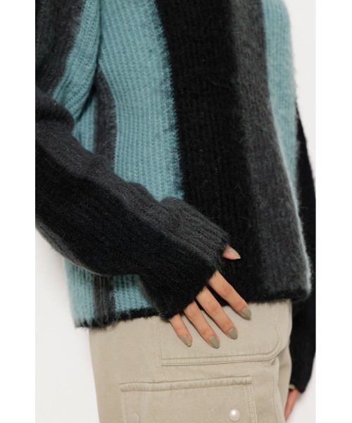 LAGUA GEM(ラグアジェム)の「COLOR SCHEME SOFT ニット(ニット/セーター・レディース・ブルー/グレー/ブラウン・FREE)」の13枚目の写真