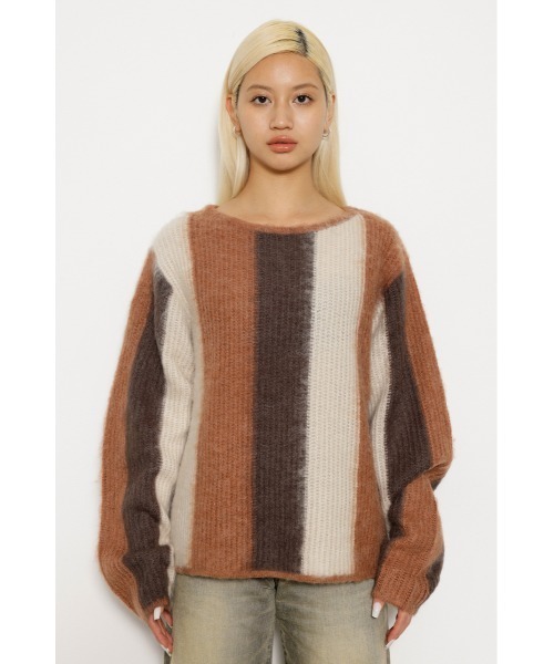 LAGUA GEM(ラグアジェム)の「COLOR SCHEME SOFT ニット(ニット/セーター・レディース・ブルー/グレー/ブラウン・FREE)」の5枚目の写真