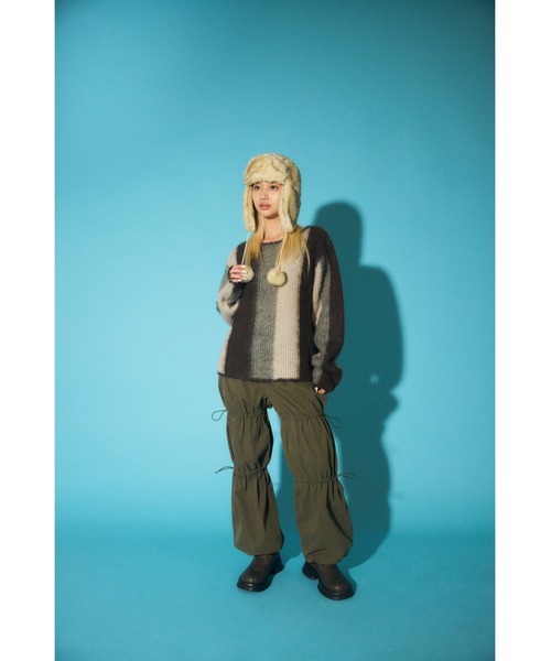 LAGUA GEM(ラグアジェム)の「COLOR SCHEME SOFT ニット(ニット/セーター・レディース・ブルー/グレー/ブラウン・FREE)」の14枚目の写真