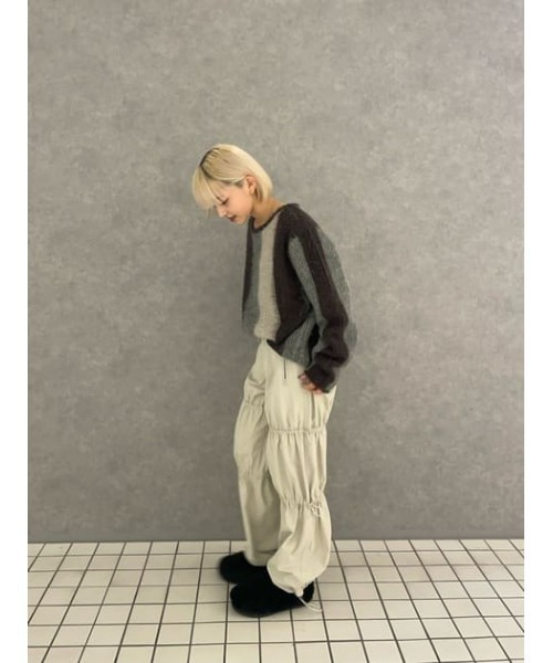 LAGUA GEM(ラグアジェム)の「COLOR SCHEME SOFT ニット(ニット/セーター・レディース・ブルー/グレー/ブラウン・FREE)」の19枚目の写真