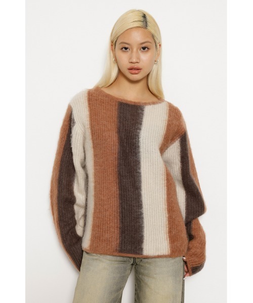 LAGUA GEM(ラグアジェム)の「COLOR SCHEME SOFT ニット(ニット/セーター・レディース・ブルー/グレー/ブラウン・FREE)」の17枚目の写真