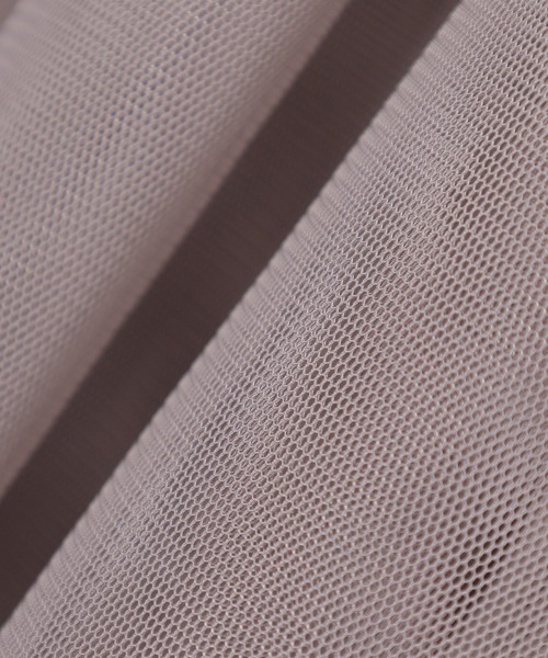 Honeys（ハニーズ）の「チュールキャミソール（Tシャツ/カットソー・レディース・ピンク/チャコールグレー/アイボリー/ブラック・M/LL/S/L）」の6枚目の写真