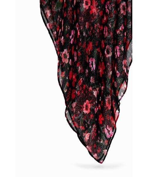 Desigual（デシグアル）の「花柄 長方形ストール（ストール/ショール・レディース・ブラック・FREE）」の5枚目の写真