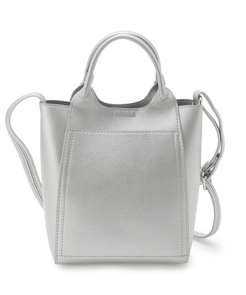 OPAQUE.CLIP（オペークドットクリップ）の「◆≪ヒルナンデス！で紹介≫ スムースミニショルダーバッグ【軽量】（ショルダーバッグ・レディース・ブラック/シルバー/アイボリー/ベージュ・00）」の8枚目の写真