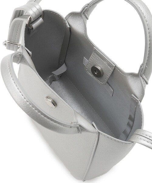 OPAQUE.CLIP（オペークドットクリップ）の「◆≪ヒルナンデス！で紹介≫ スムースミニショルダーバッグ【軽量】（ショルダーバッグ・レディース・ブラック/シルバー/アイボリー/ベージュ・00）」の13枚目の写真