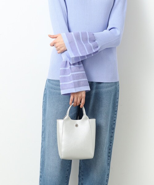 OPAQUE.CLIP（オペークドットクリップ）の「◆≪ヒルナンデス！で紹介≫ スムースミニショルダーバッグ【軽量】（ショルダーバッグ・レディース・ブラック/シルバー/アイボリー/ベージュ・00）」の22枚目の写真