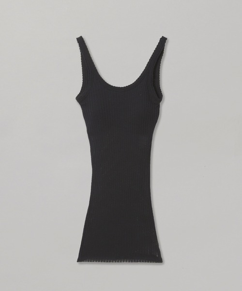 beautiful people（ビューティフルピープル）の「beautiful people sheer rib jersey bra top 1335310007（その他アンダーウェア/インナー・レディース・グレー/ブラック・36）」の2枚目の写真