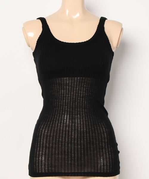 beautiful people（ビューティフルピープル）の「beautiful people sheer rib jersey bra top 1335310007（その他アンダーウェア/インナー・レディース・グレー/ブラック・36）」の8枚目の写真