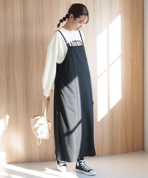 専用❣️コルコバード❣️大人気ワンピース❣️36可憐 ポリエステル❣️タグ付き新品 GLOBAL WORK（グローバルワーク）の「スゴラクストレッチキャミ