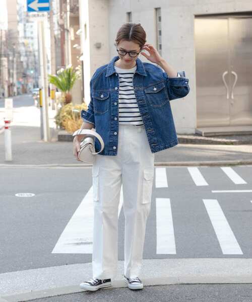 URBAN RESEARCH DOORS（アーバンリサーチドアーズ）の「カバーオール（カバーオール・レディース・インディゴブルー/ナチュラル・MEDIUM）」の11枚目の写真