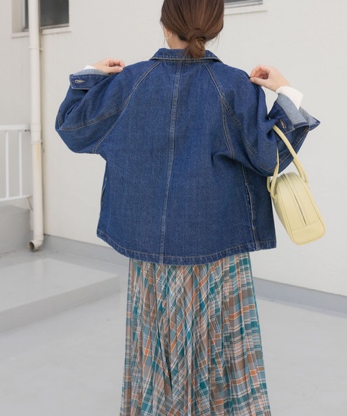 URBAN RESEARCH DOORS（アーバンリサーチドアーズ）の「カバーオール（カバーオール・レディース・インディゴブルー/ナチュラル・MEDIUM）」の4枚目の写真