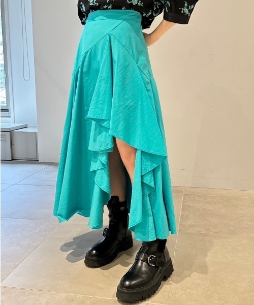 [リリーブラウン] ボリュームフレアスカート LWFS241135 レディース Amazon.co.jp: Lily Brown LWFS241135 Women's Voluminous