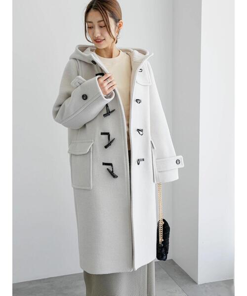 Te chichi（テチチ）の「モッサダッフルロングコート（その他アウター・レディース・ネイビー/オフホワイト/イエロー・F）」の11枚目の写真