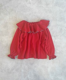 HOGAN RANCH WEAR | ニットサッカーフリルカラーカットソー（80～150cm）(Tシャツ/カットソー)
