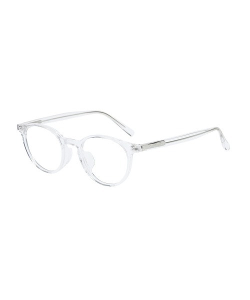 Zoff（ゾフ）の「ボストン型 メガネ｜クリアフレーム｜Zoff｜CLASSIC（メガネ・レディース・ライトブラウン/ブラウン系その他/ブラウン/クリア・FREE）」の4枚目の写真